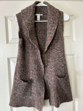 Marina Luna Knit Sweater Cardigan Vest